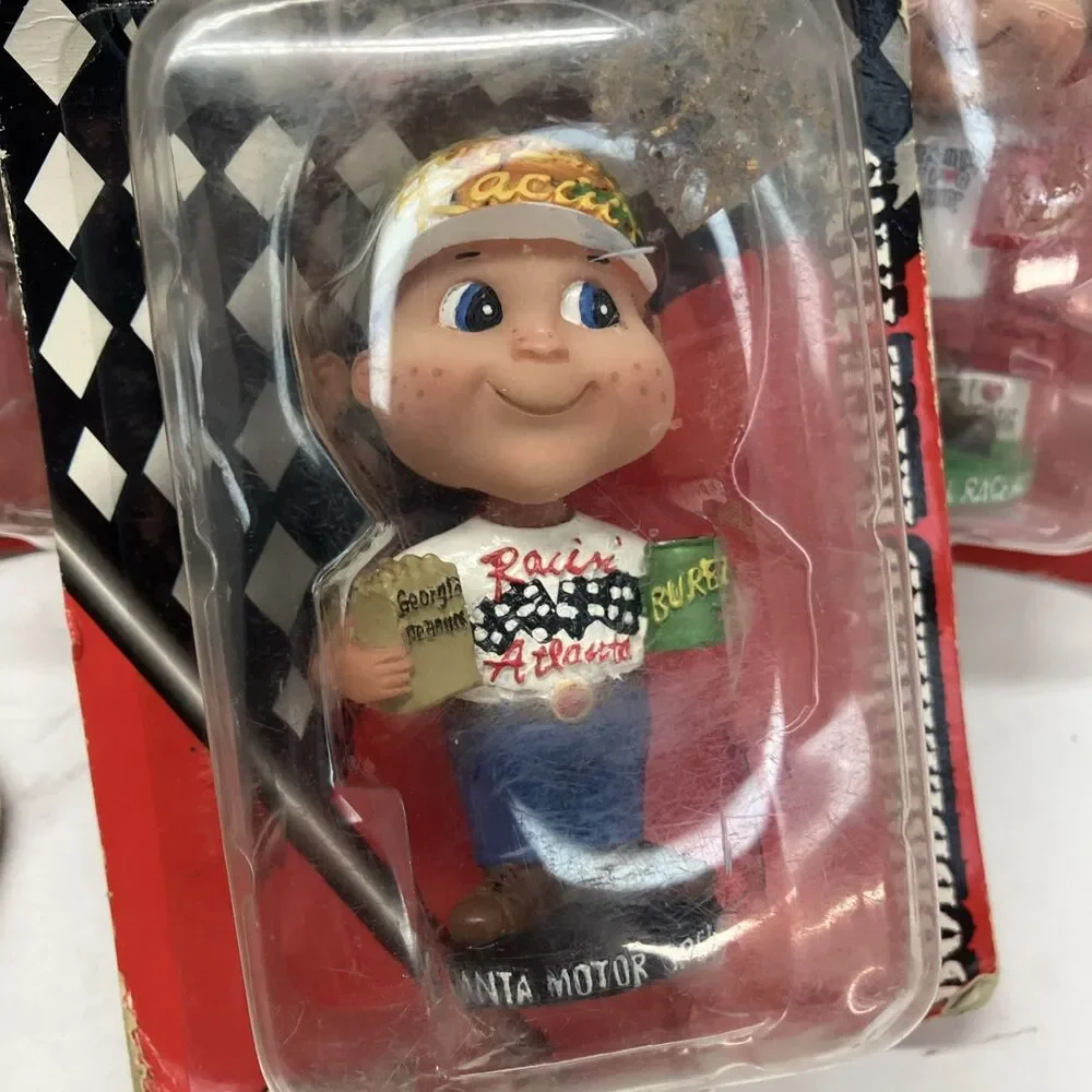 Motorworks BobbleHead Race Fans Lot Of 5 Collectables Vintage